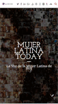 Mobile Screenshot of mujerlatinatoday.com
